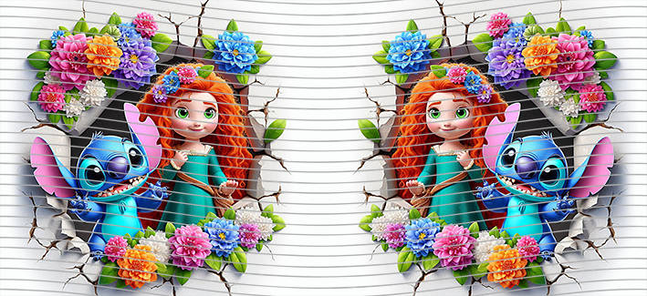 16oz Disney style-D-10